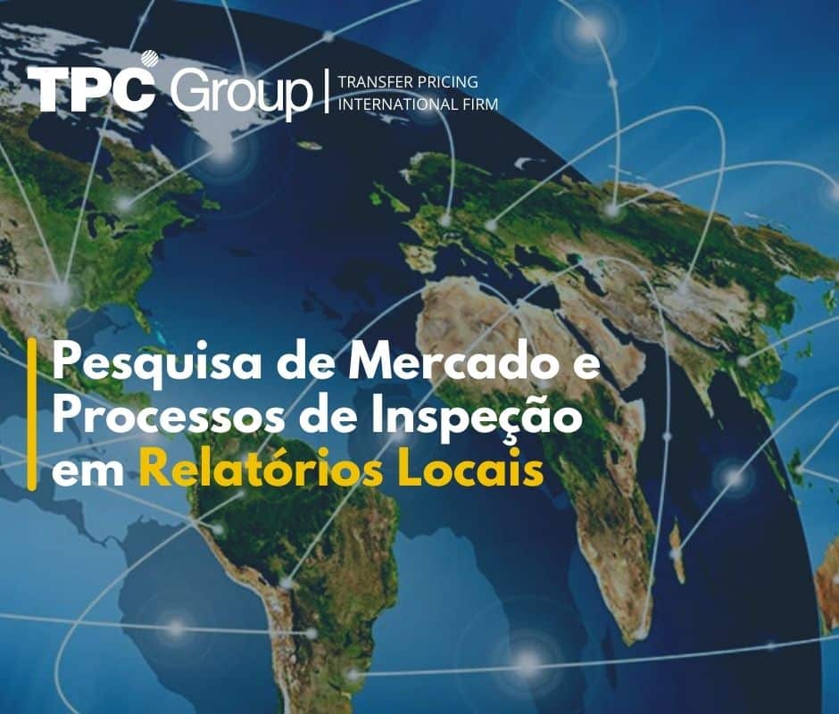 Pesquisa de mercado e processos de inspeção em relatórios locais