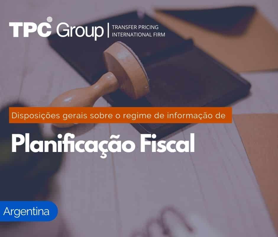O Regime de Informação de Planejamento Fiscais