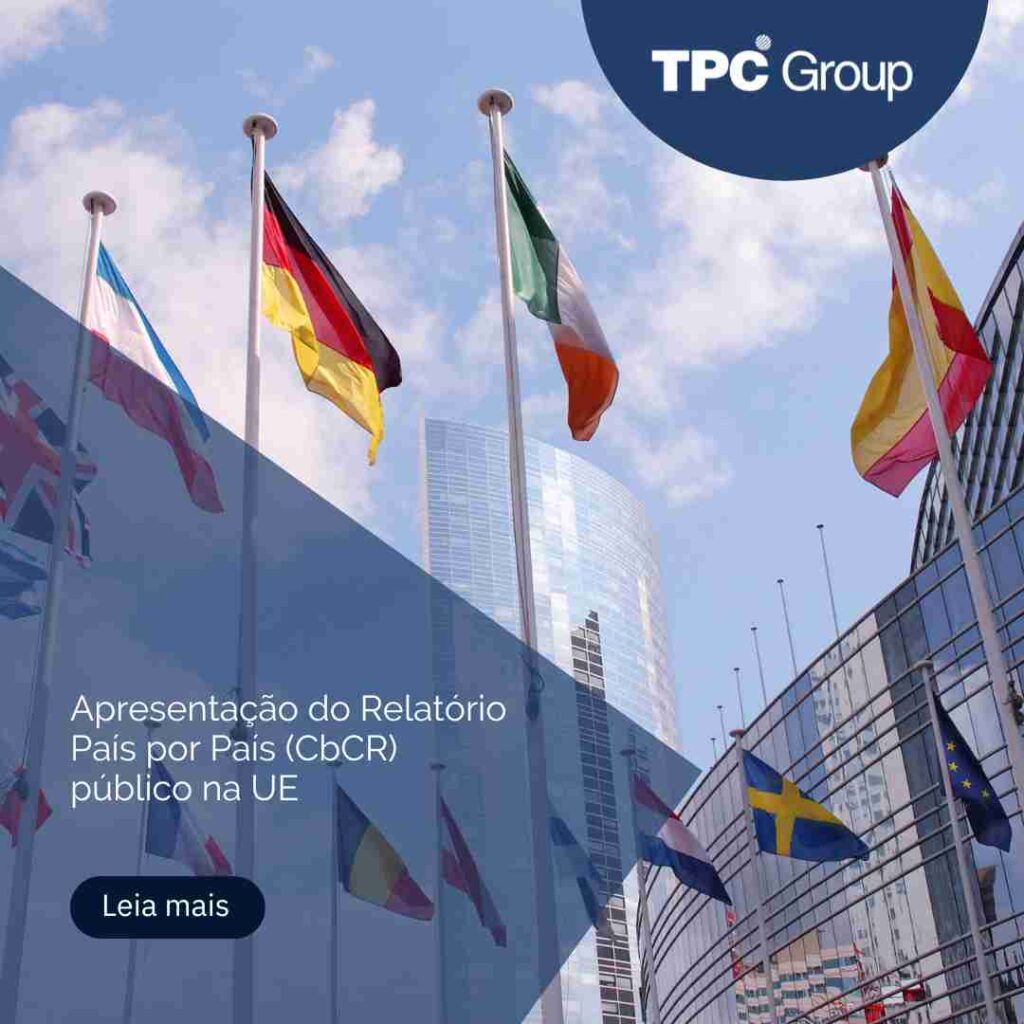 Apresentação do relatório país por país (CbCR) público na UE