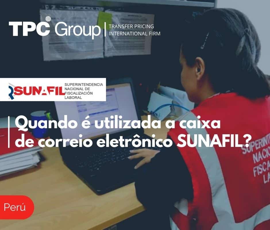 Quando é utilizada a caixa de correio eletrônico SUNAFIL?