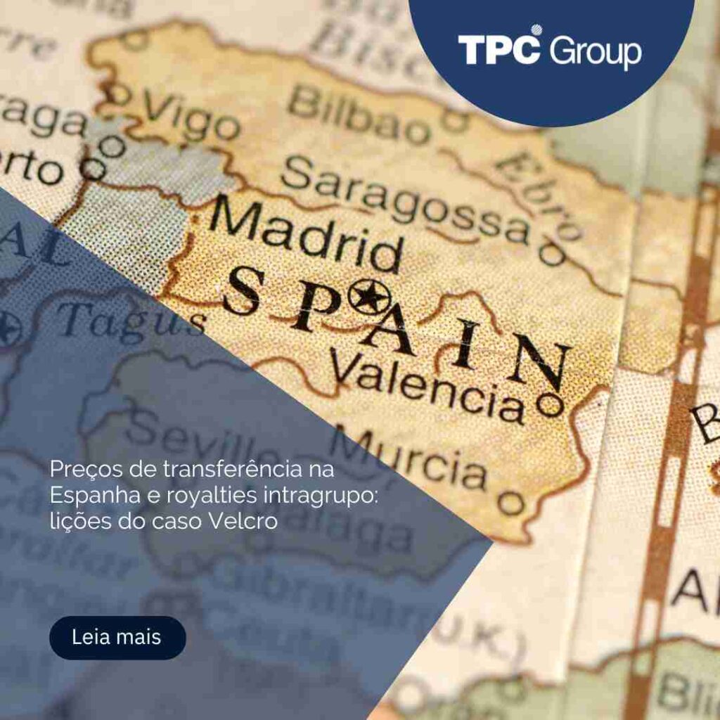 Preços de transferência na Espanha e royalties intragrupo: lições do caso Velcro